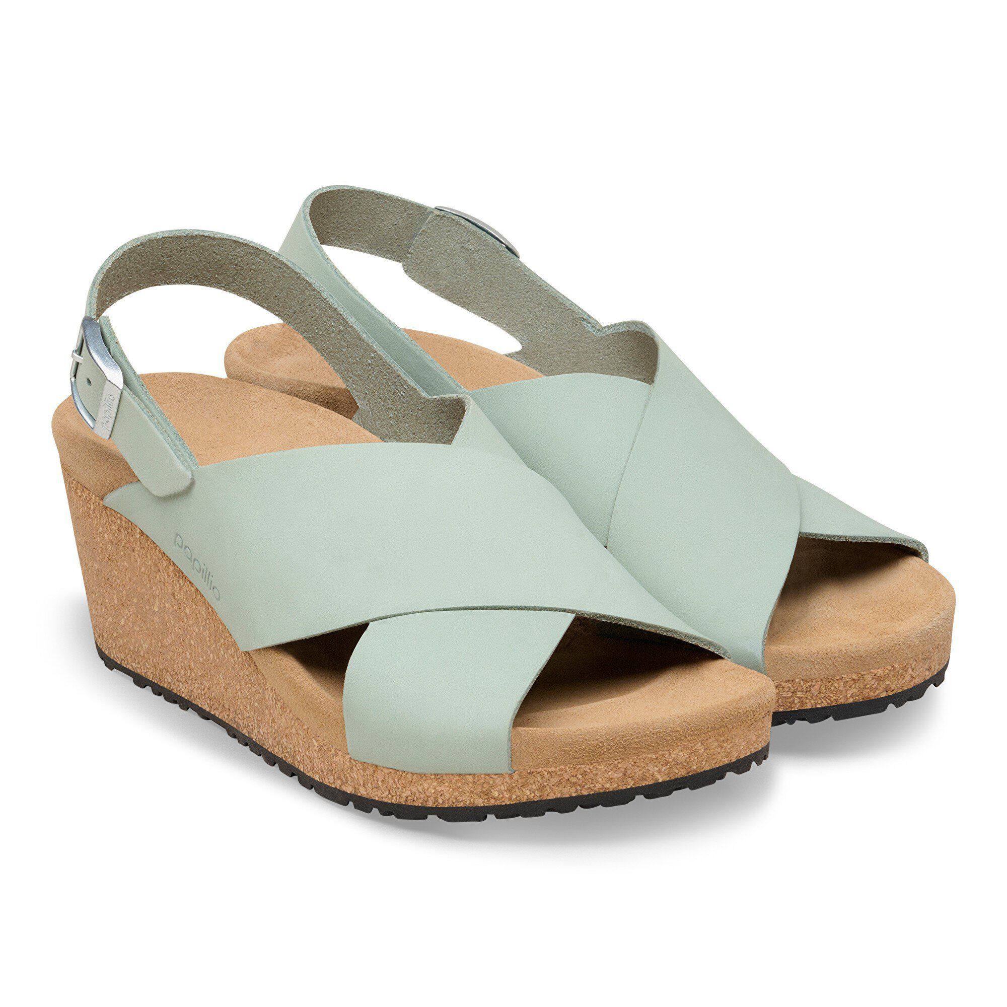 Sandalha de Couro Nubuck Samira