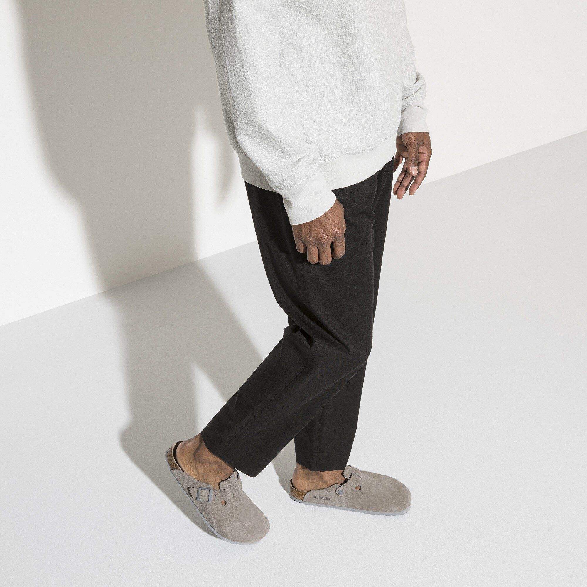 Boston Soft Footbed Couro de Veludo