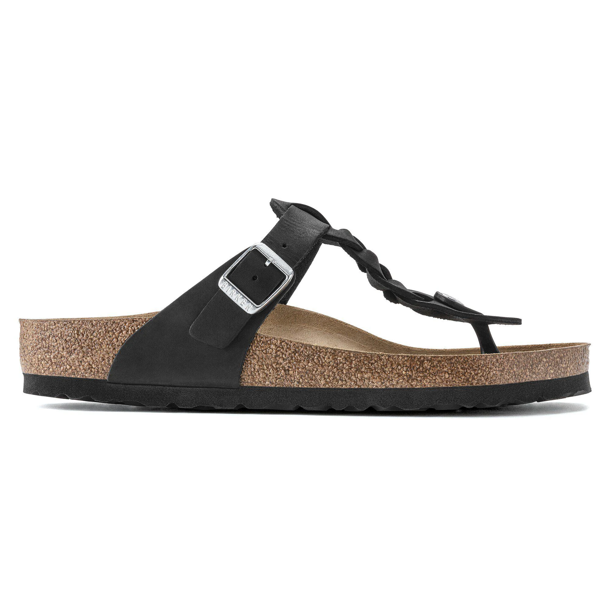 Birkenstock Gizeh Trançado Couro Natural Oleado