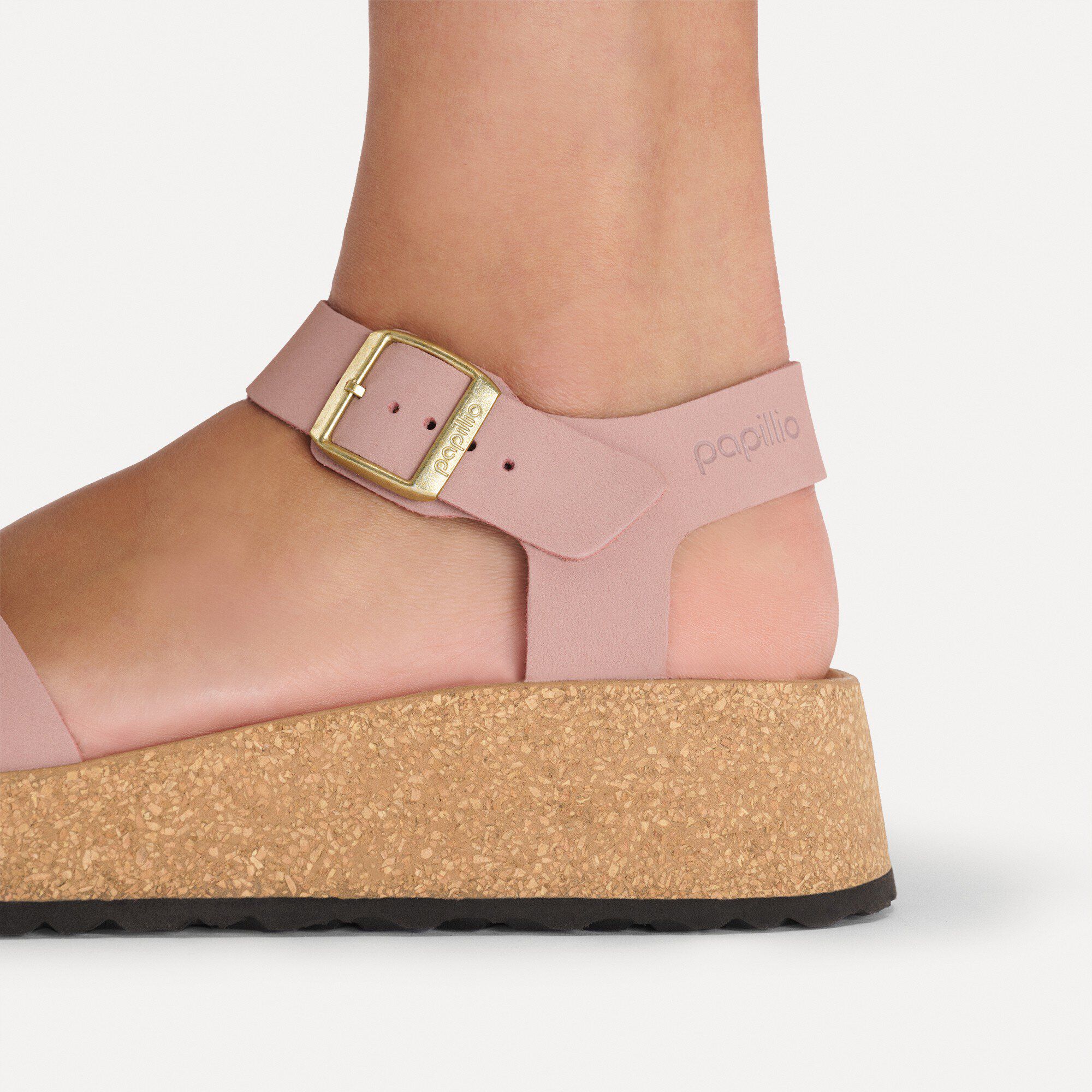 Sandalha de Couro Nubuck Glenda