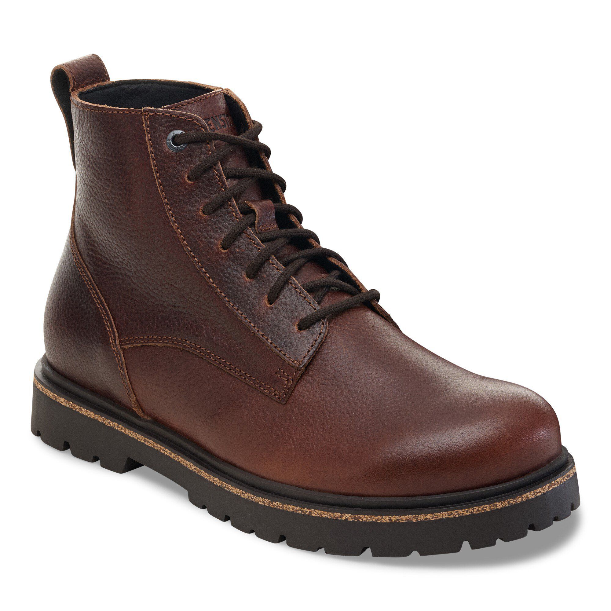 Bota Chelsea Média de Renda Highwood para Mulher em Couro Natural