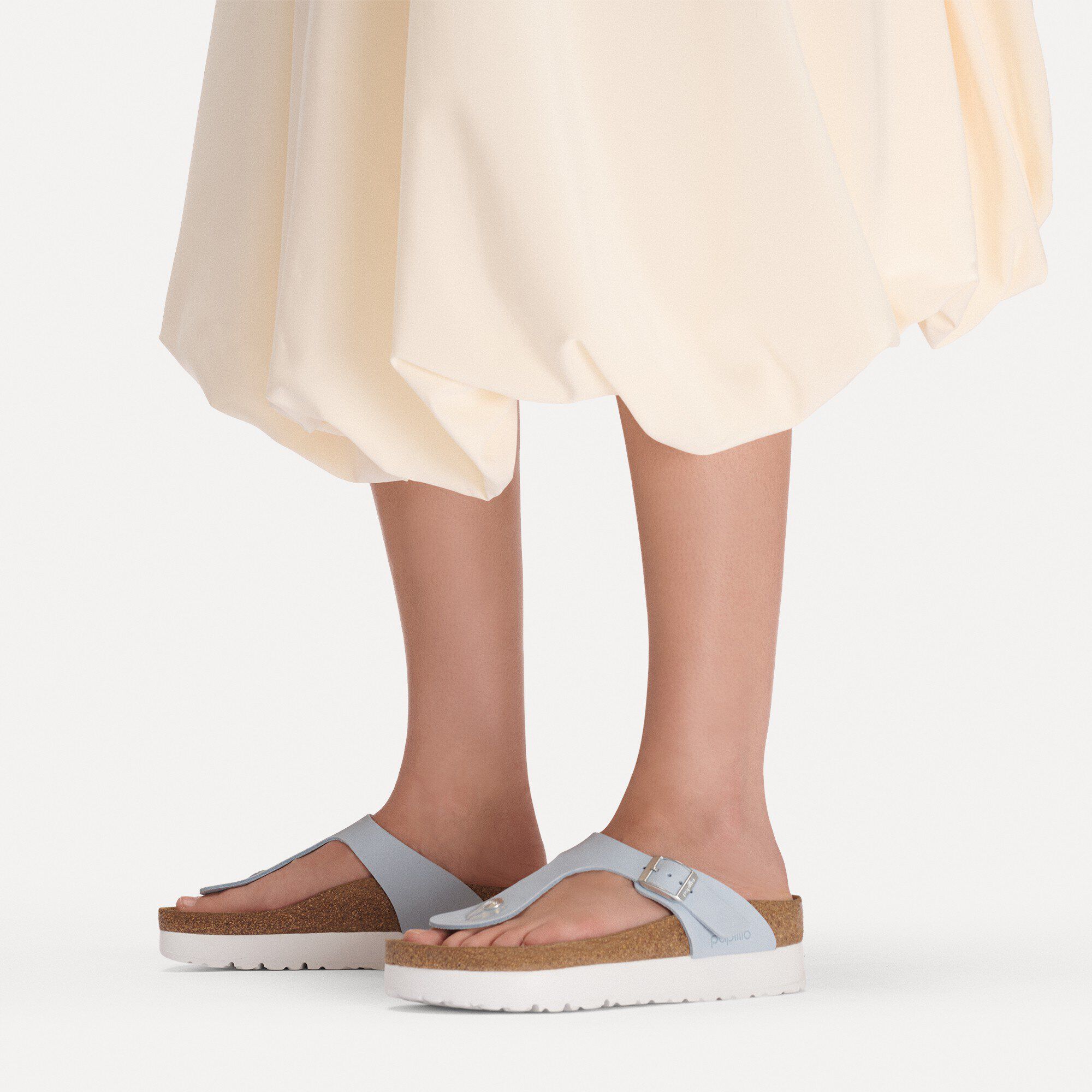 Plataforma Gizeh PAP em Couro Nubuck