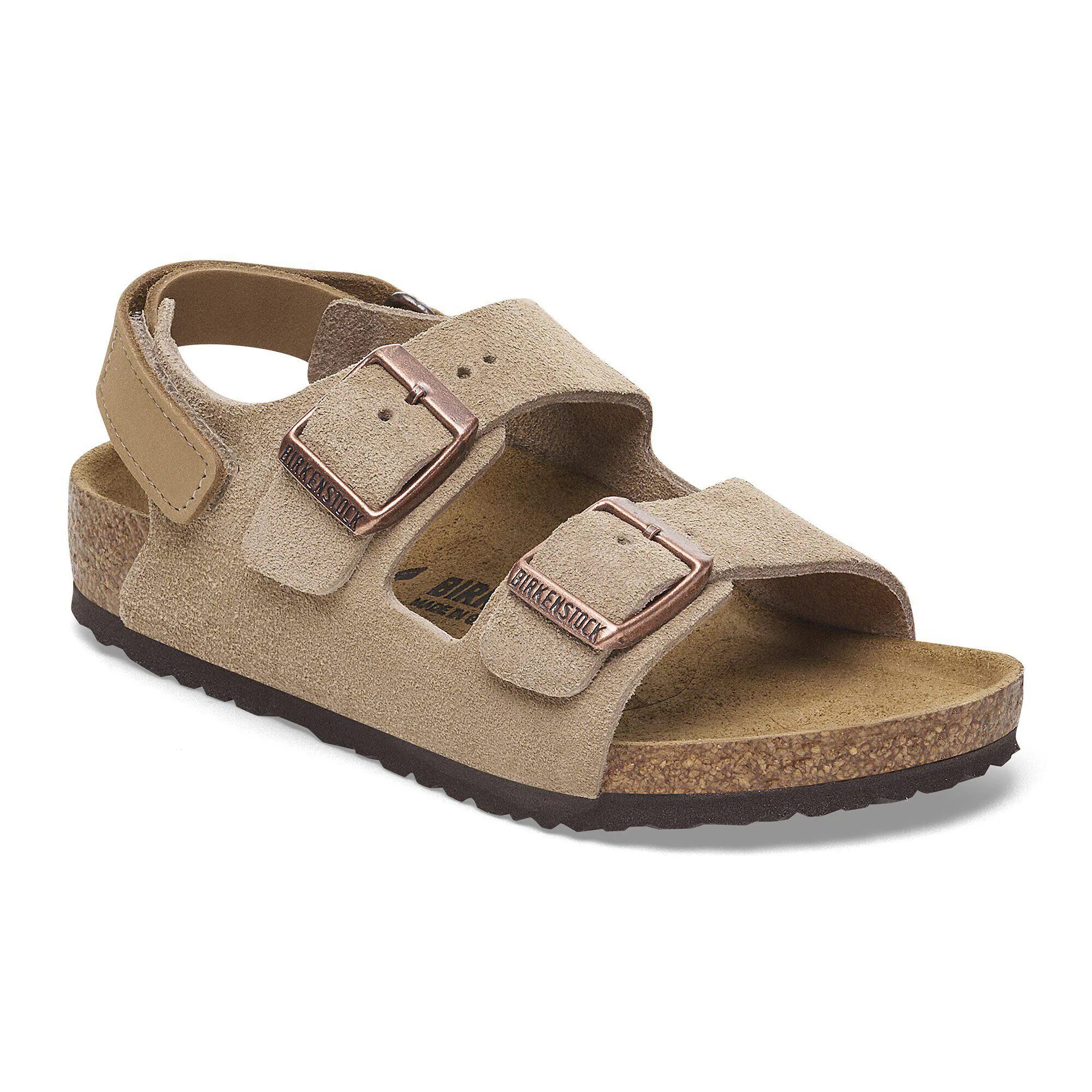 Sapatos de Couro de Veludo Milano Kids