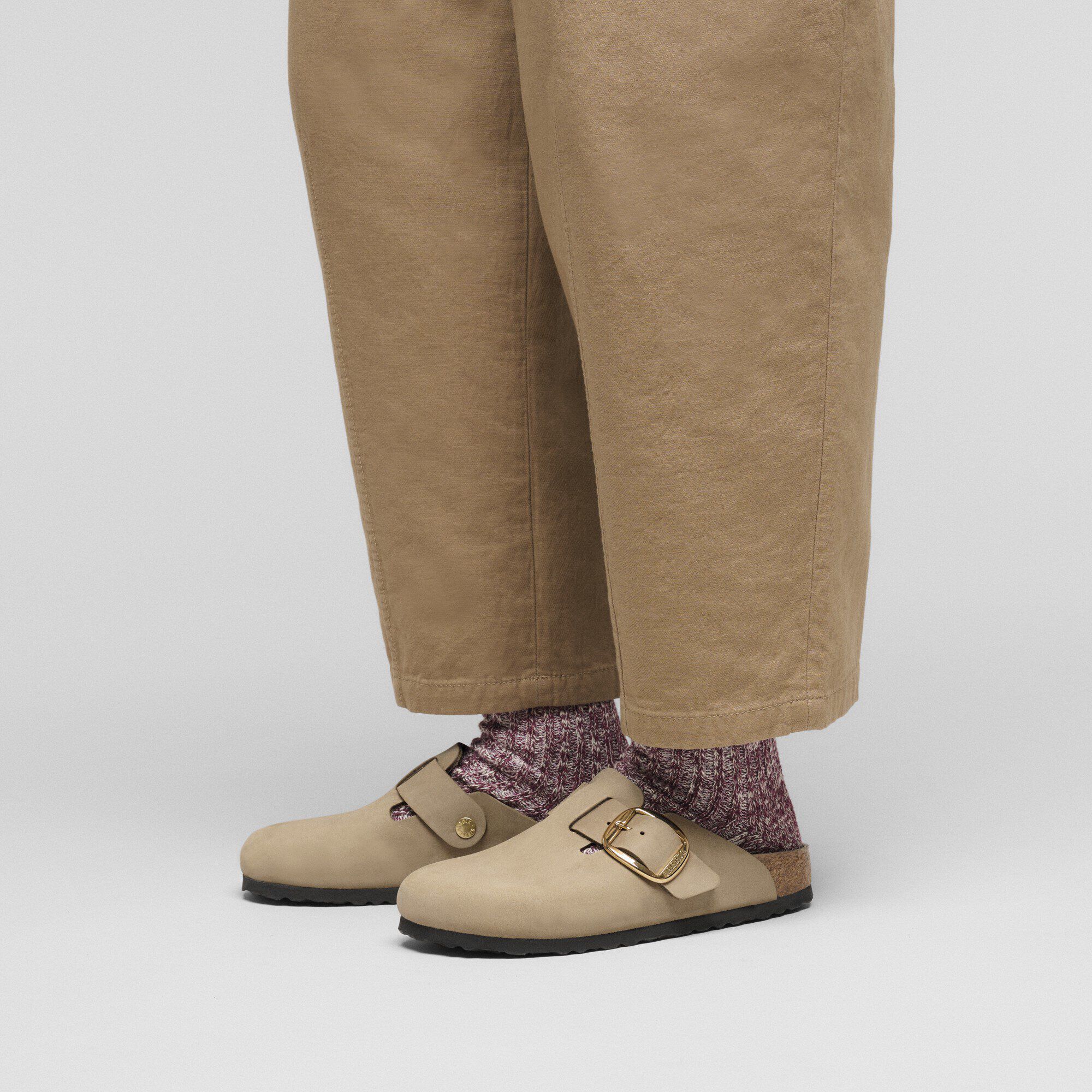 Boston Big Buckle Couro Natural Oleado
