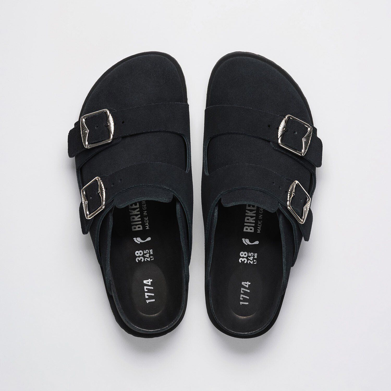 1774 222 West Suede Couro de Camurça