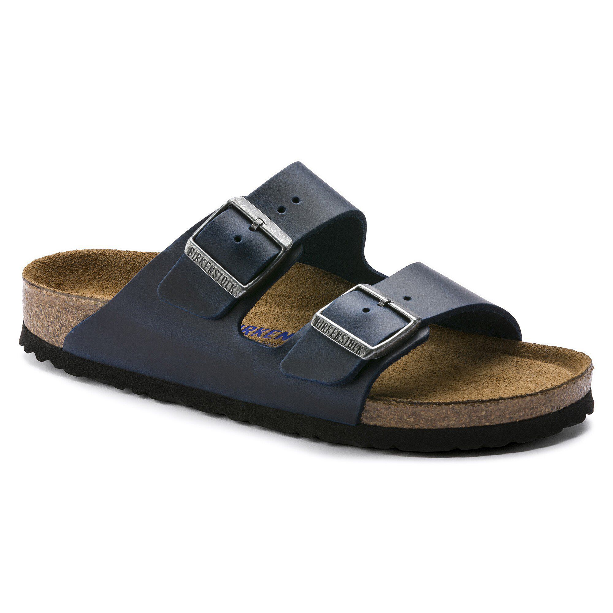 Arizona Soft Footbed Couro Natural Oleado