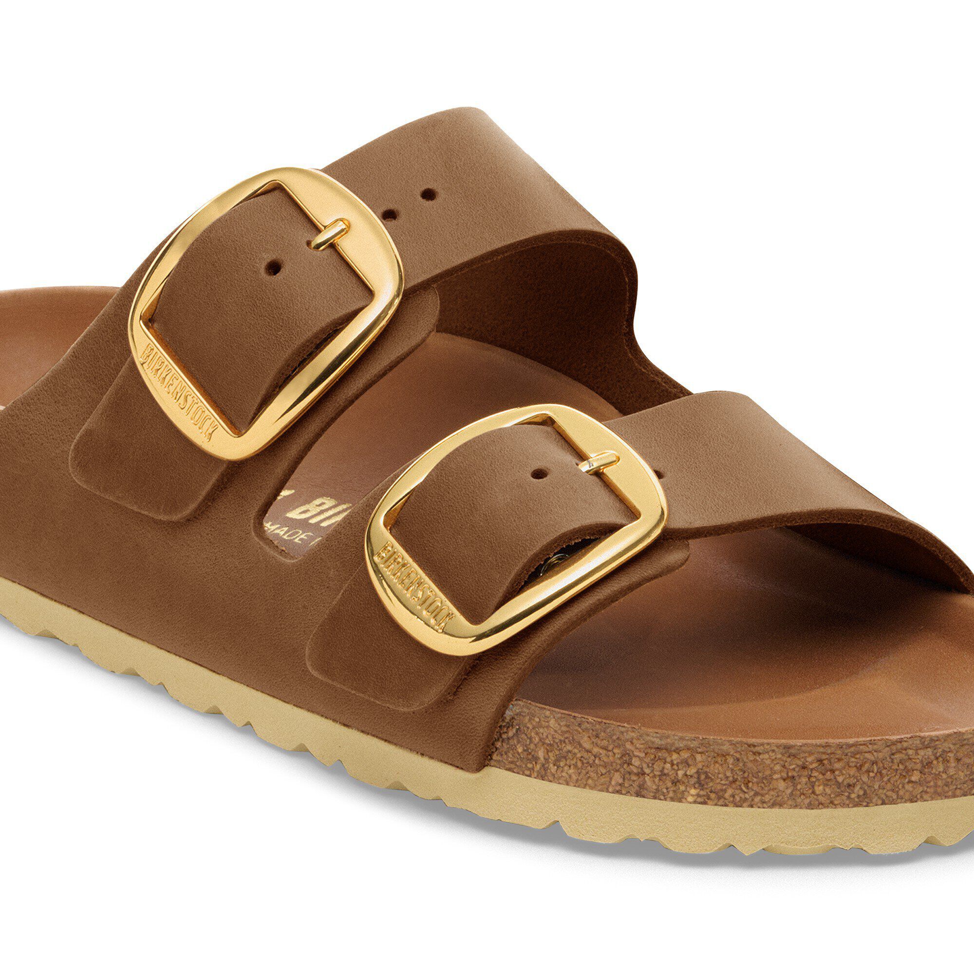 Arizona Big Buckle Couro Natural Oleado
