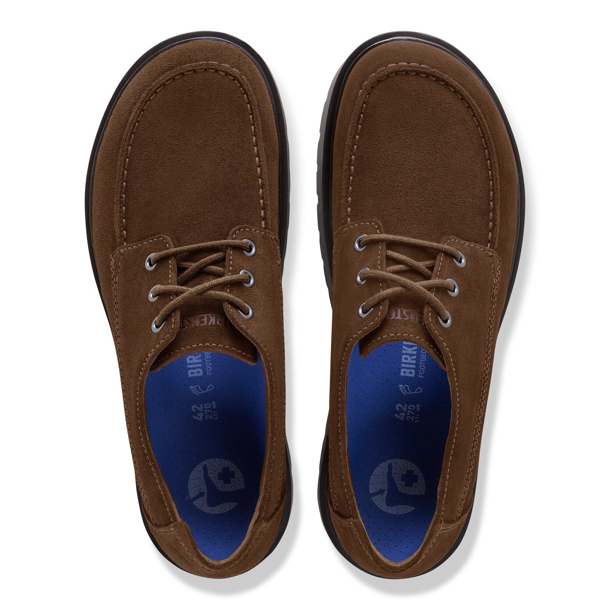 Moc Low de Couro de Veludo Highwood