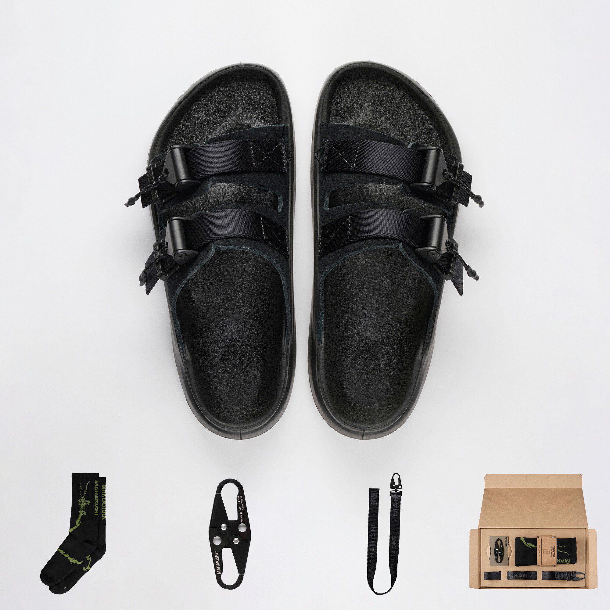 Maharishi Pack Couro Nubuck/Tecido