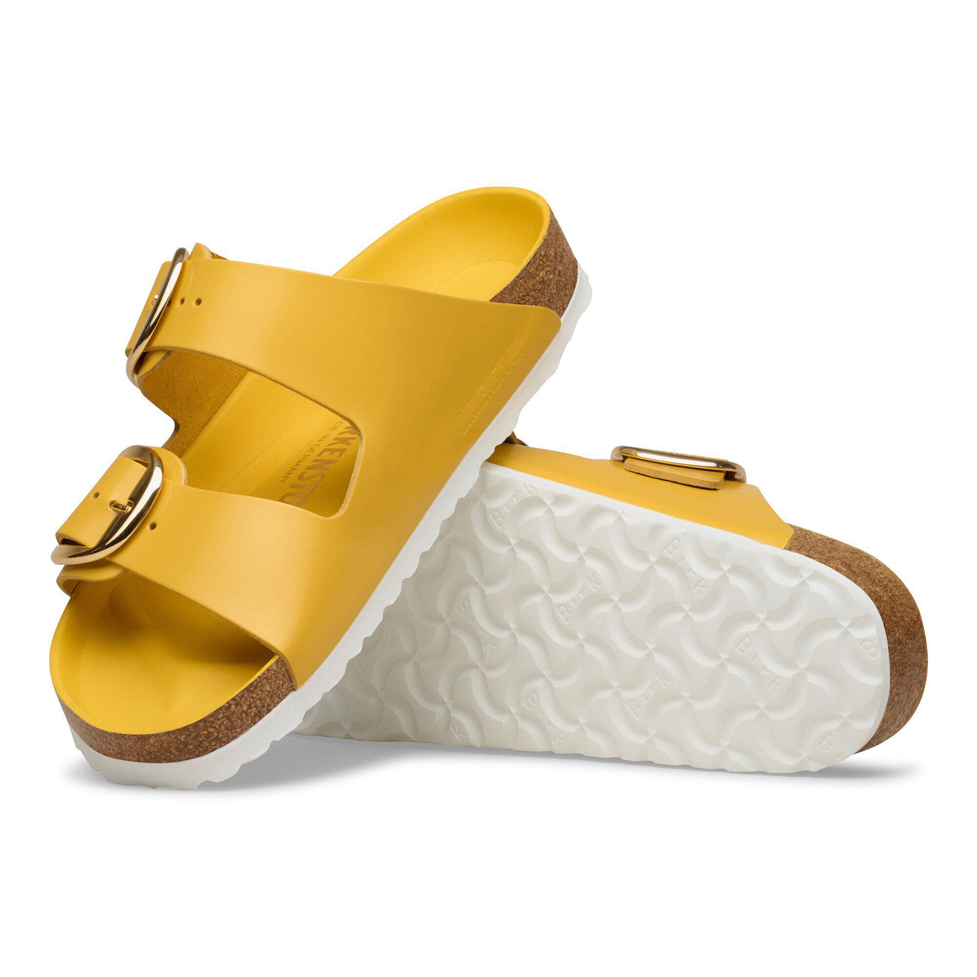 Arizona Big Buckle Couro Natural Patente