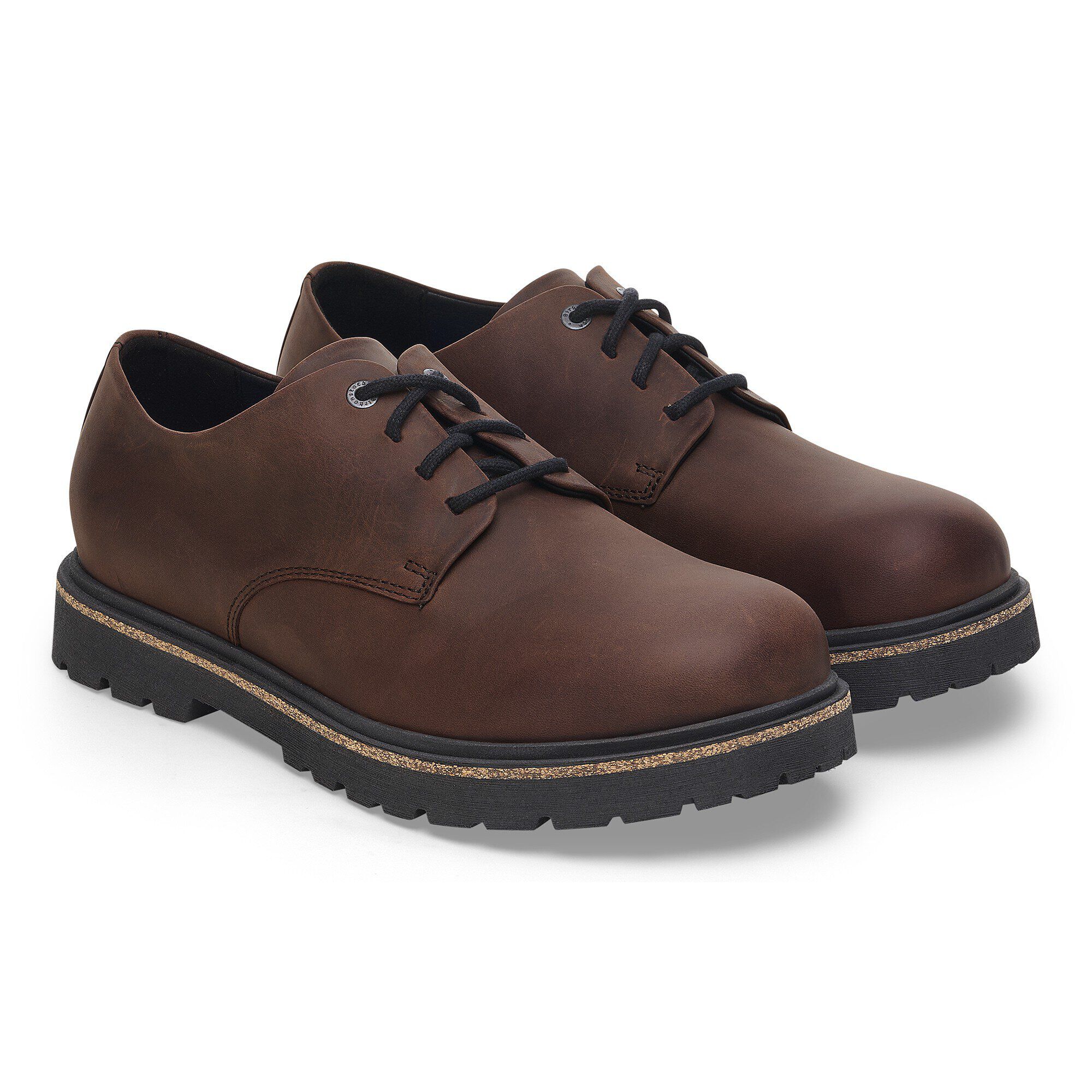 Sapato de Camurça Highwood Low em Couro Natural