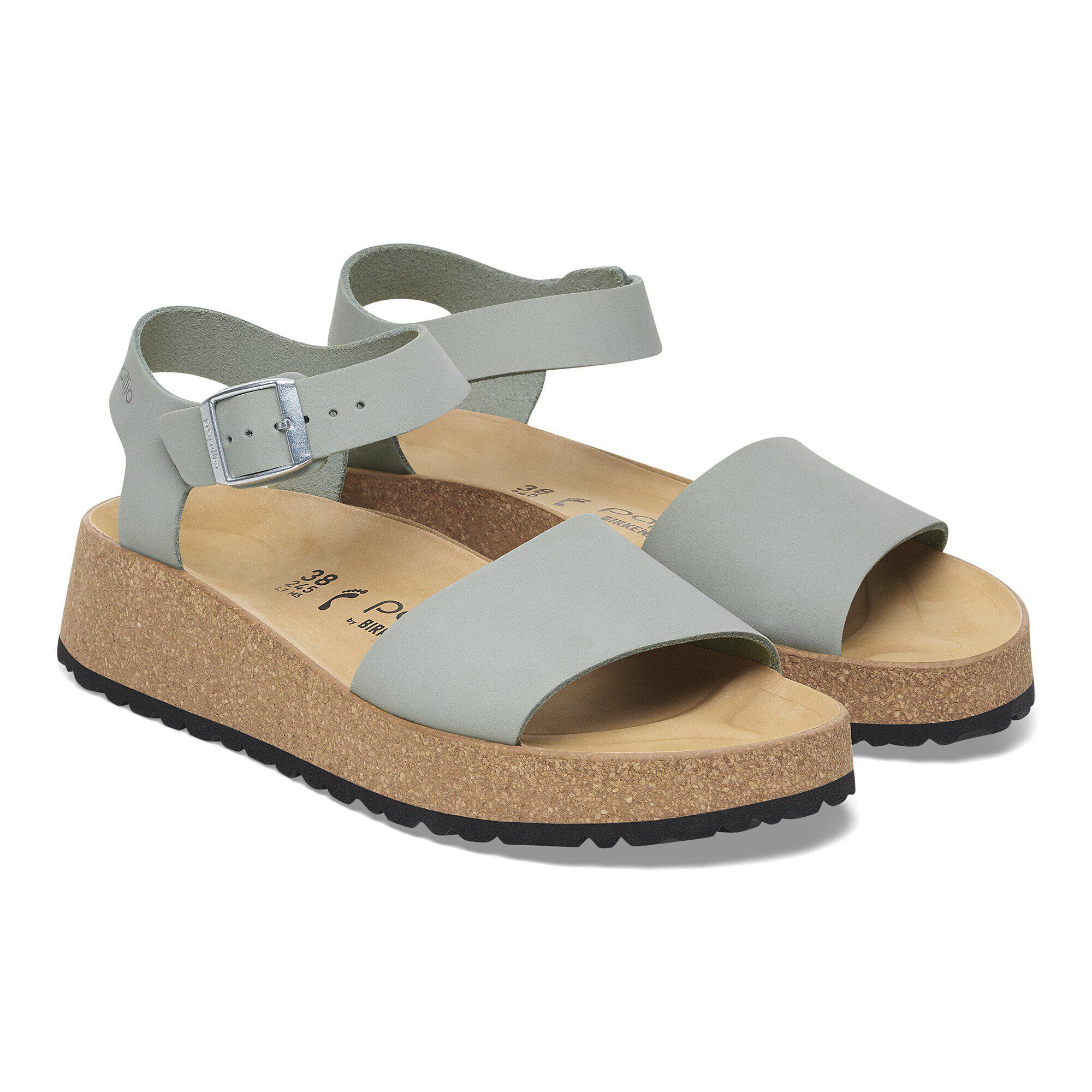 Sandalha Glenda em Couro Nubuck
