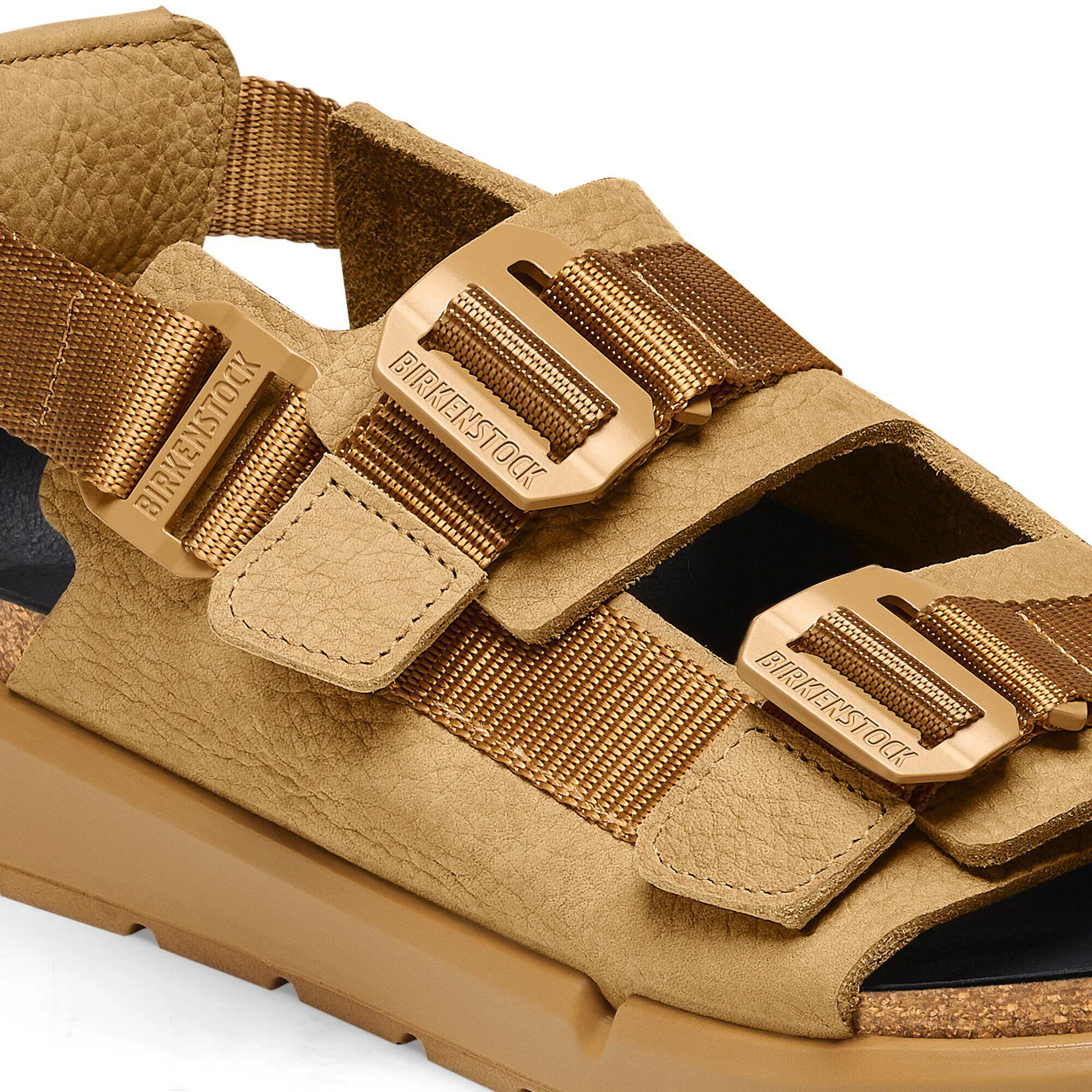 BIRKENSTOCK Shinjuku Couro/Textil Natural