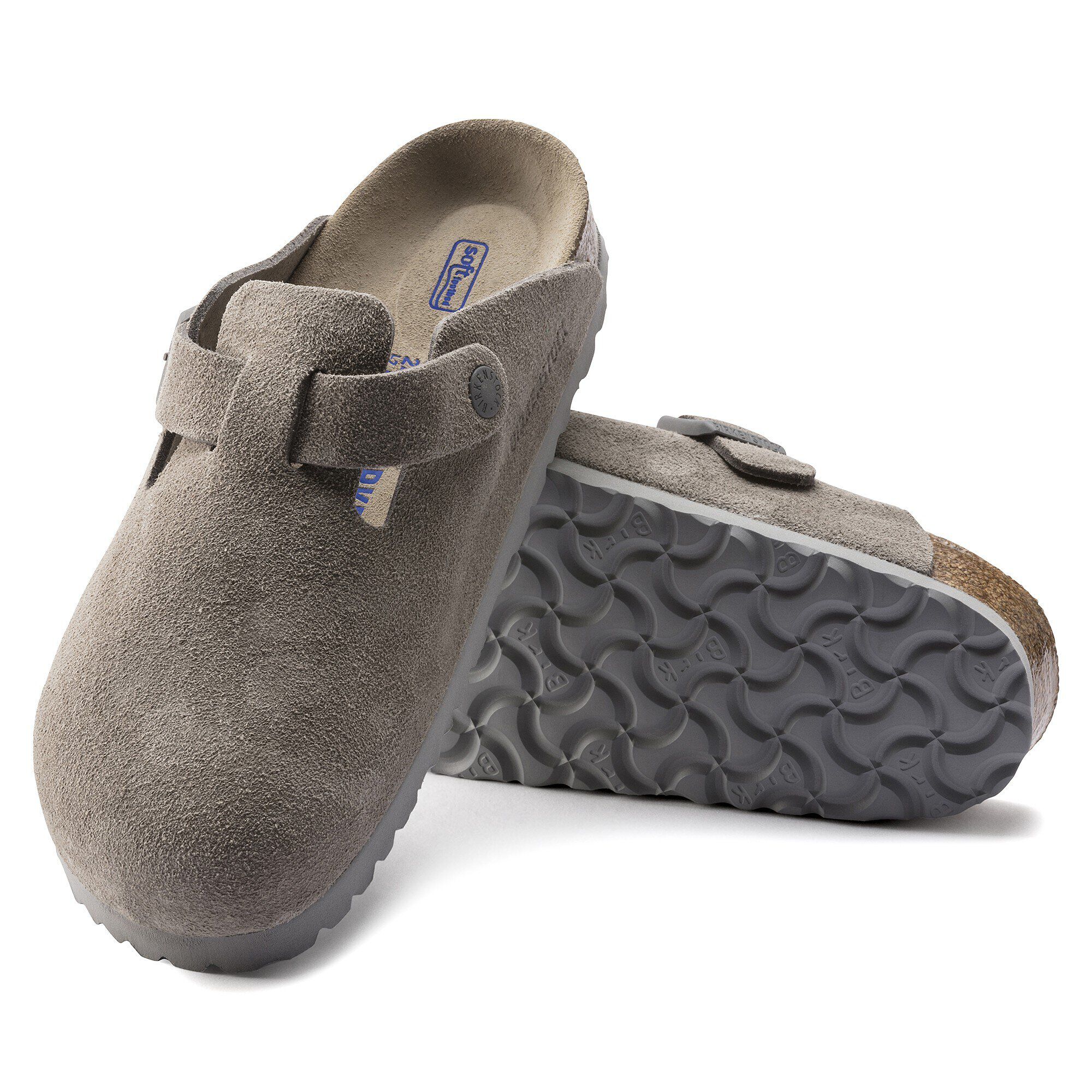 Boston Soft Footbed Couro de Veludo