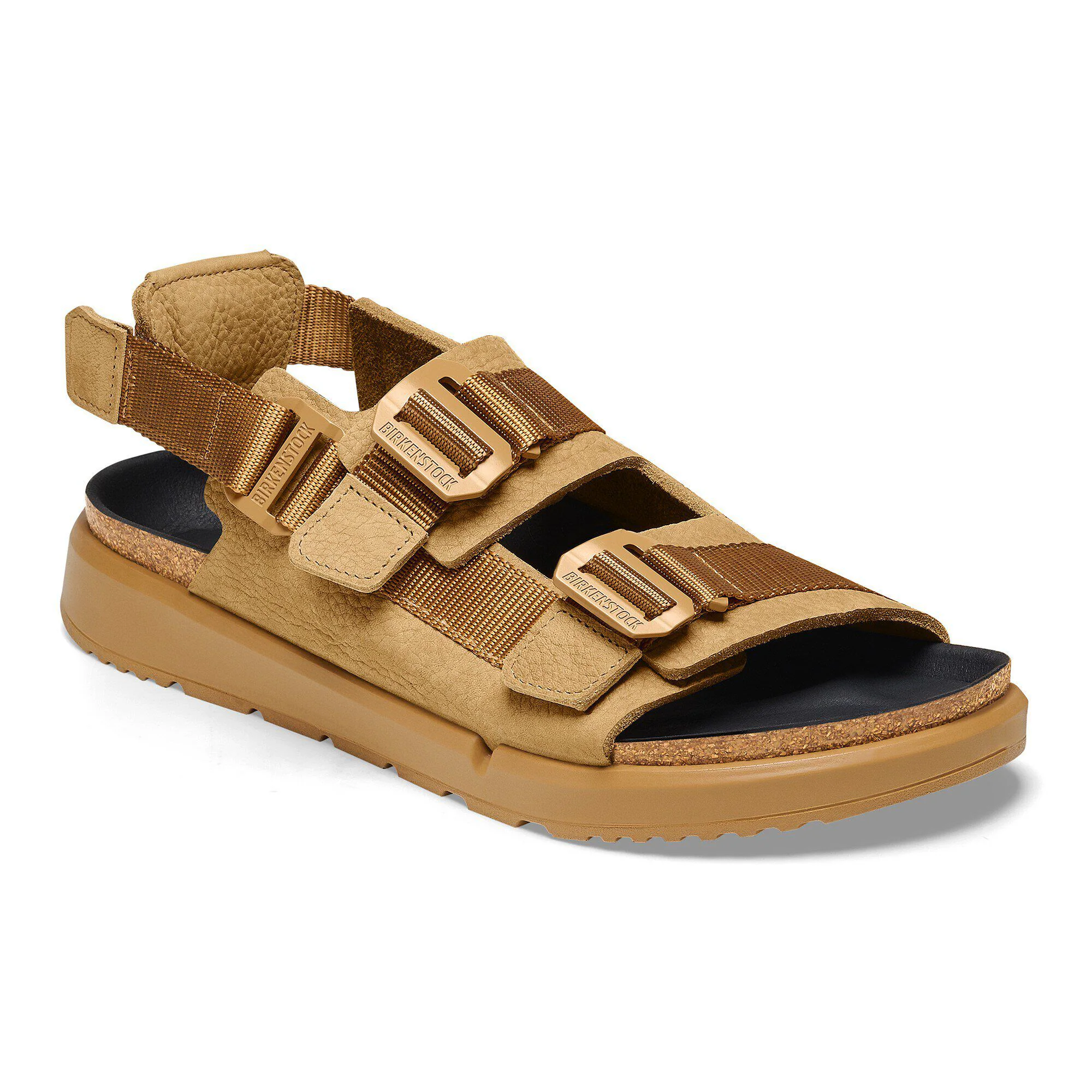 BIRKENSTOCK Shinjuku Couro/Textil Natural