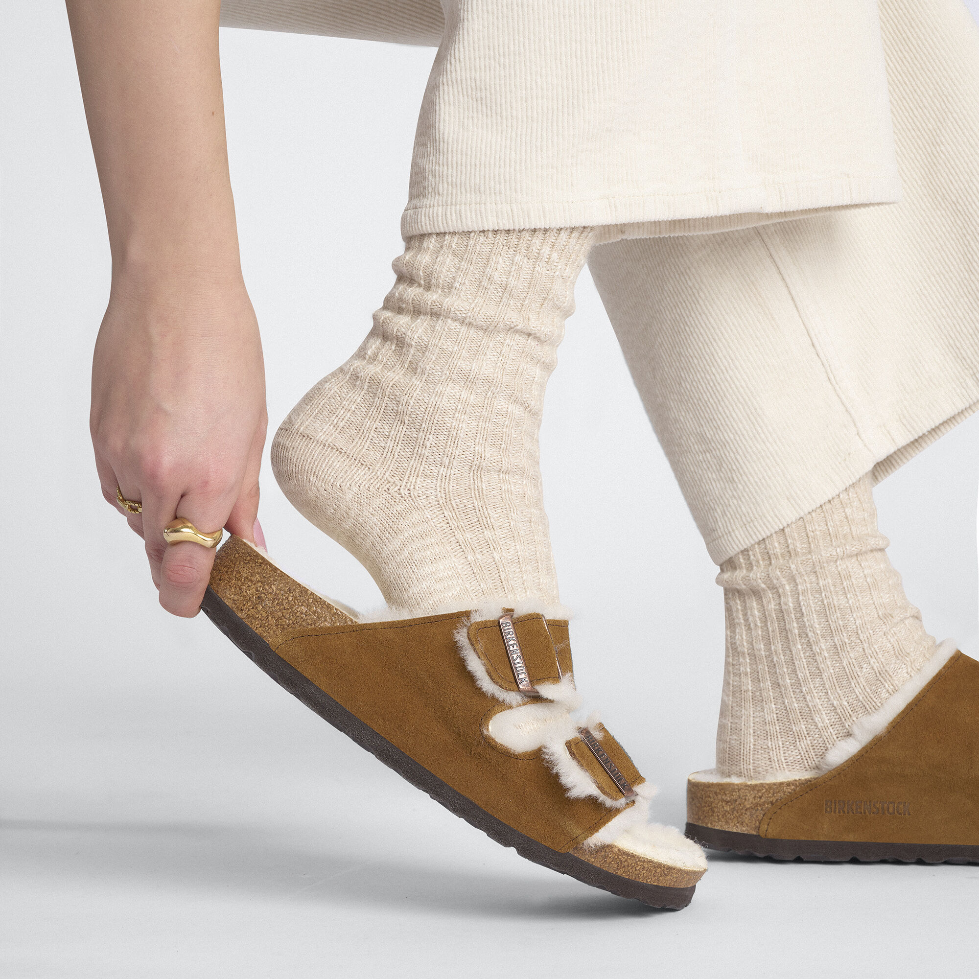 Conjunto Arizona Shearling e Algodão Slub