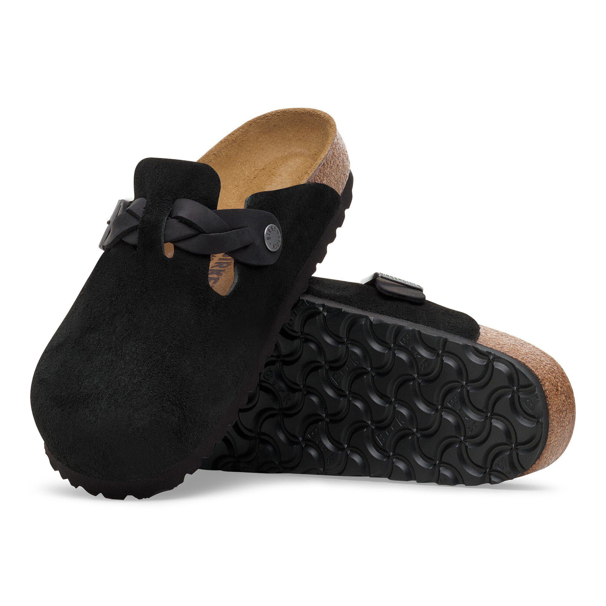 Braided Suede Leather Boston