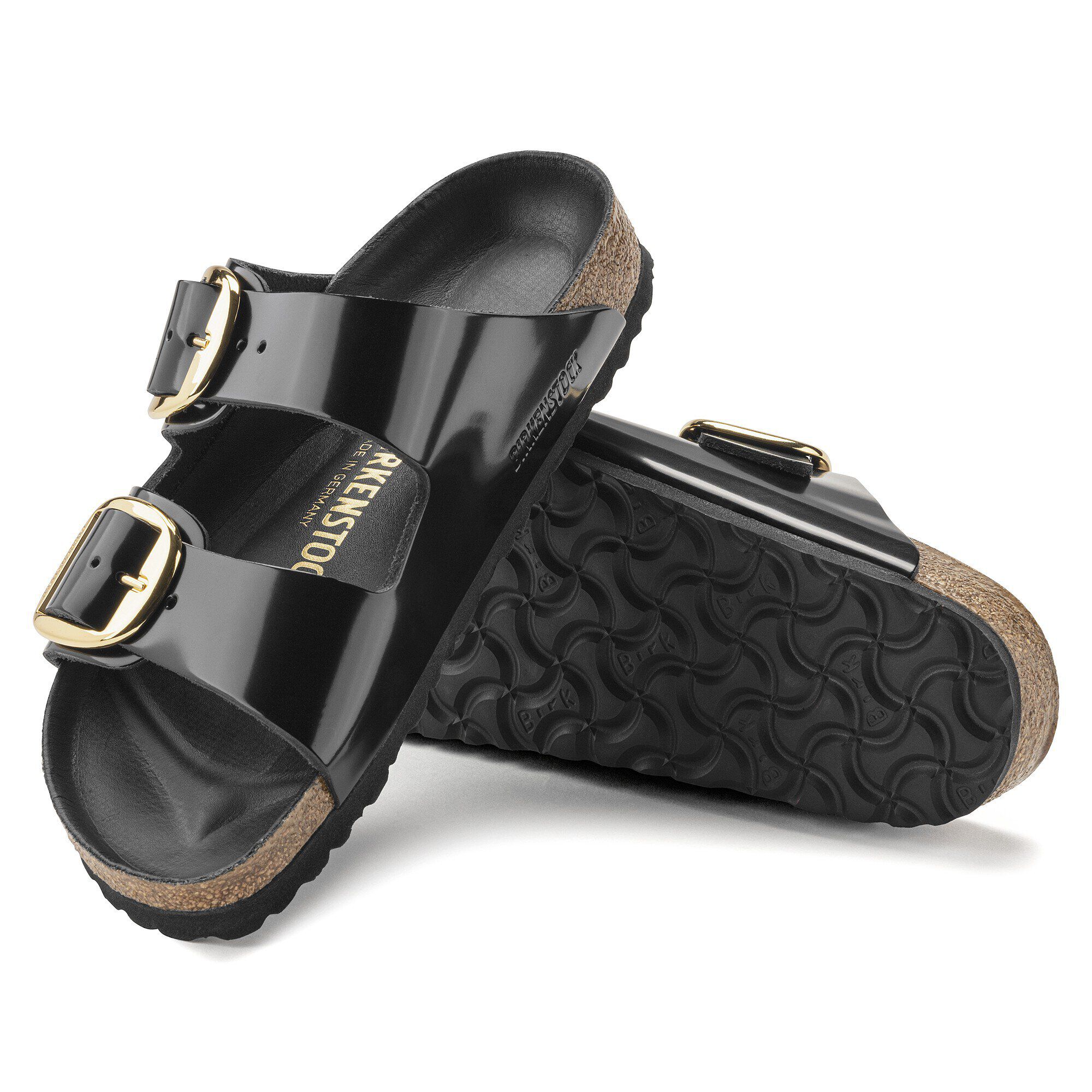 Arizona Big Buckle Couro Natural Patente