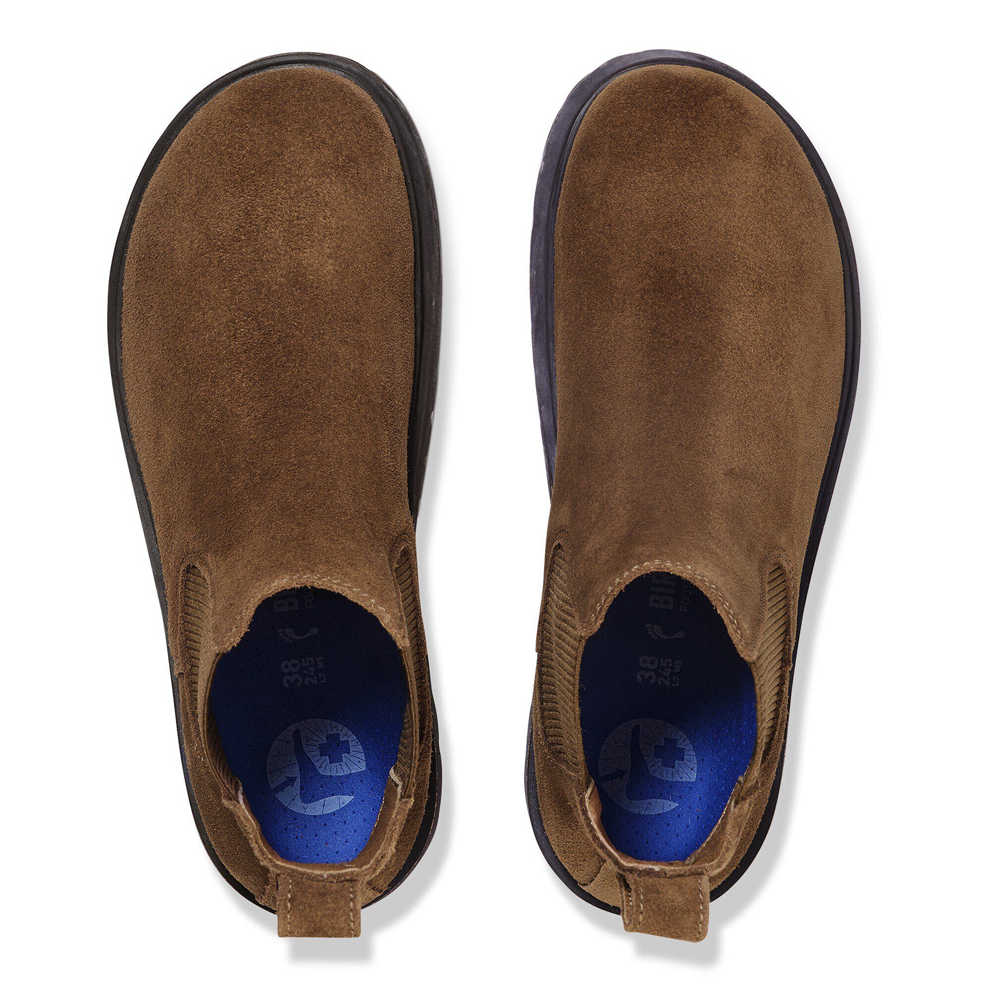 Bota Chelsea Alta de Couro de Veludo para Mulher Highwood