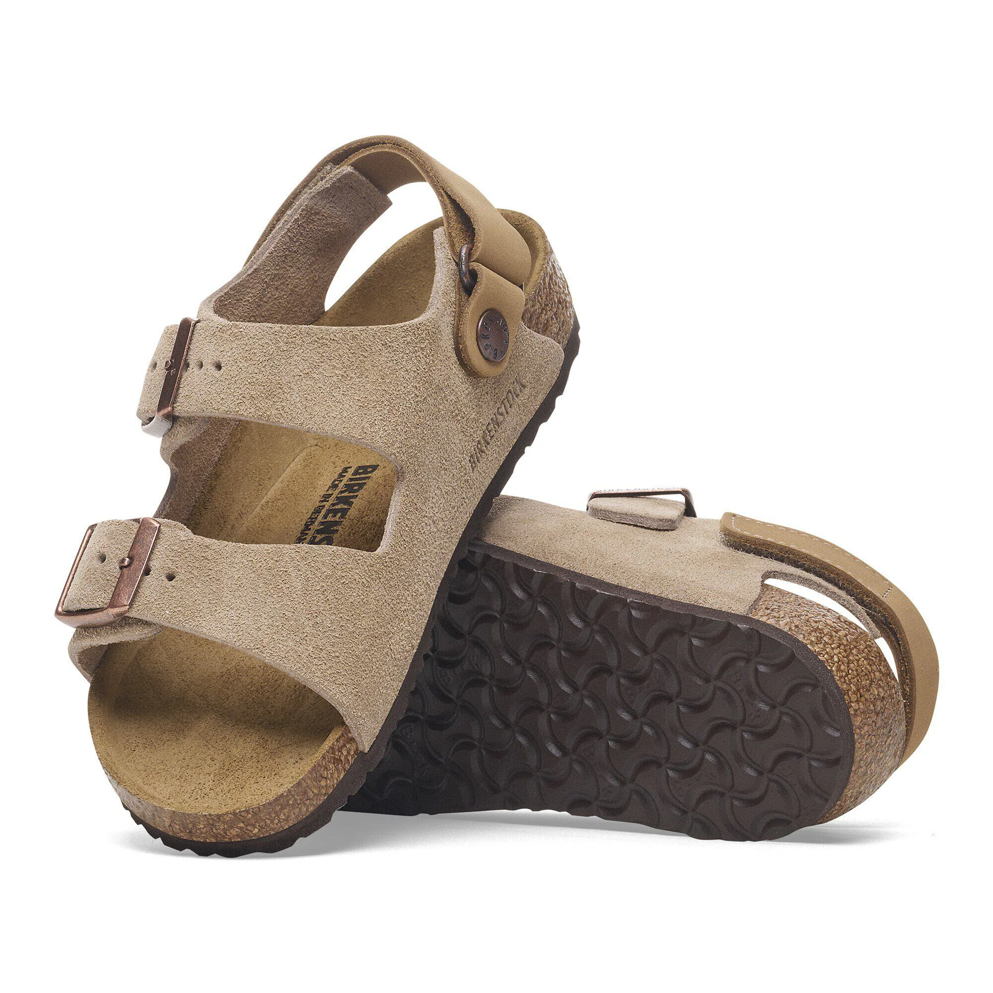 Sapatos de Couro de Veludo Milano Kids