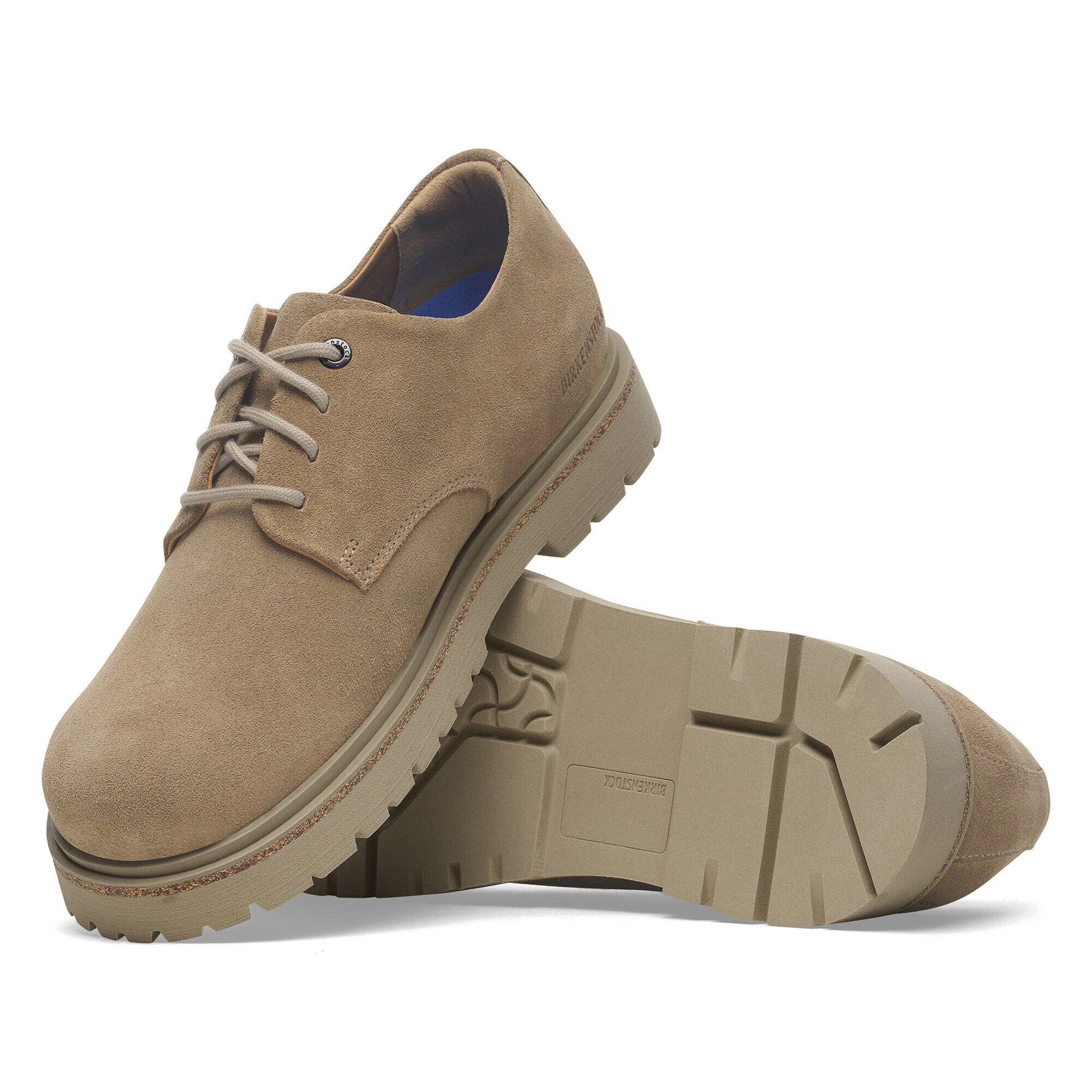 Sapato de Camurça Baixo de Lace Highwood